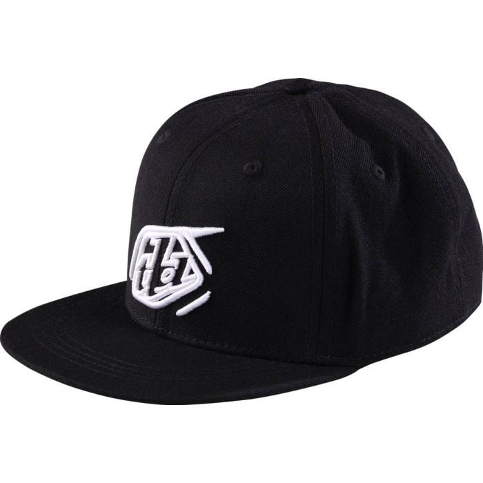 Troy Lee Designs YTH  Flat Bill Snapback Cropped Black