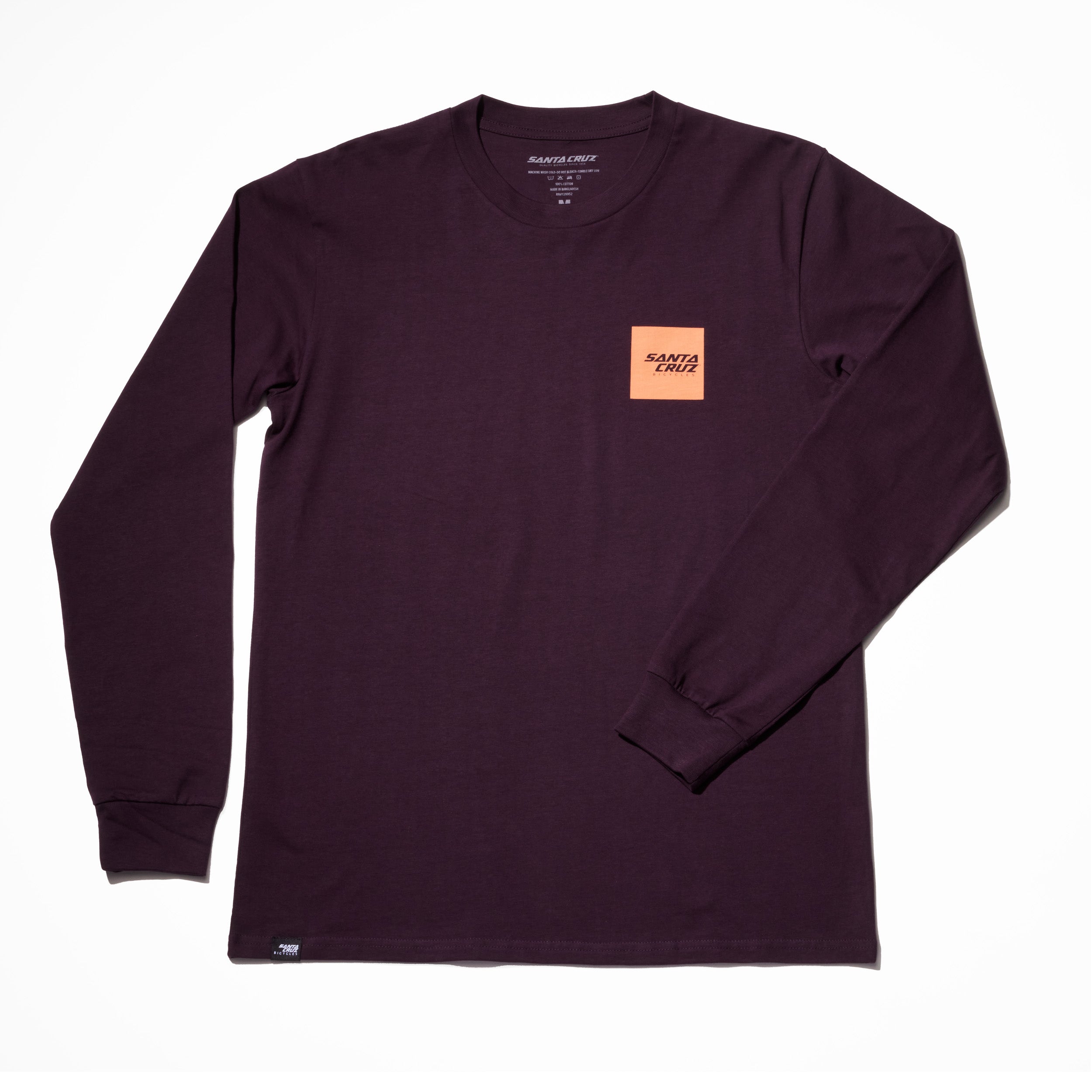 Santa Cruz Squared Long Sleeve Plum