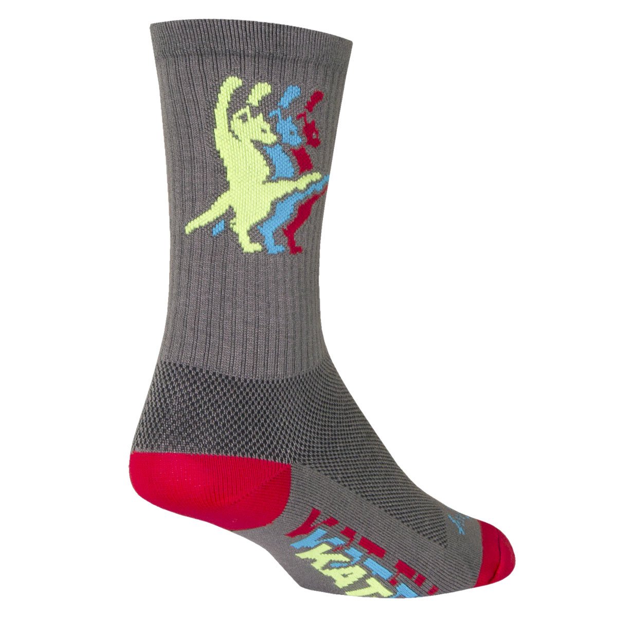 SockGuy Crew 6 Inch Cycling Sock - Kat Fu