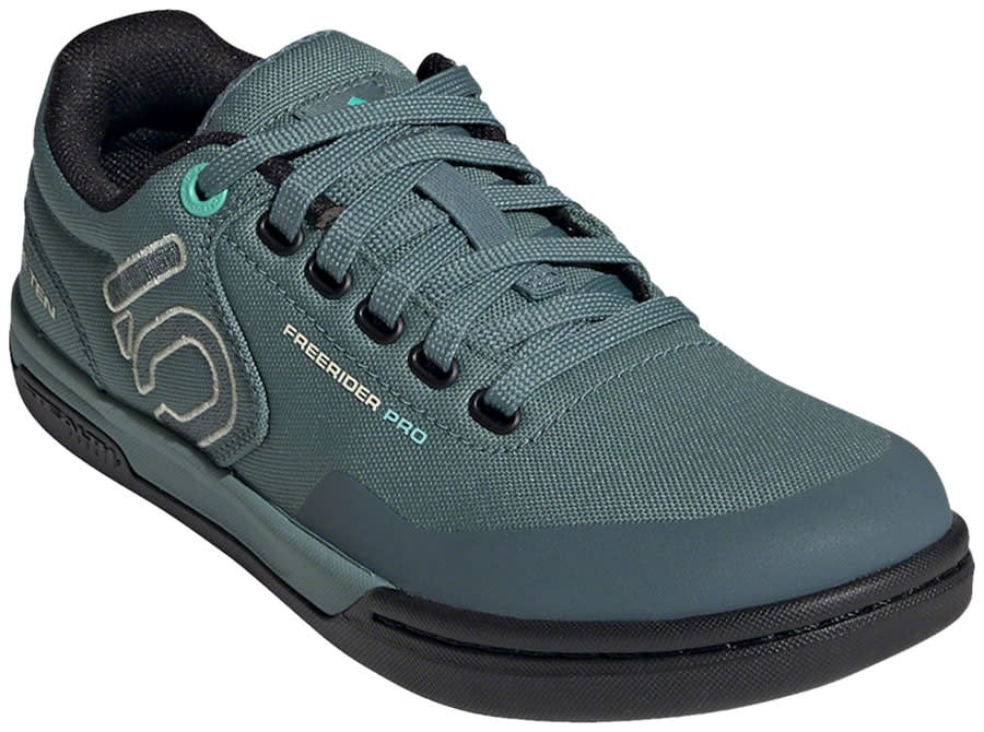 Five Ten Women's,  Freerider Pro Primeblue Flat Shoe  Acid Mint/Hazy Emerald/Sand 8.5