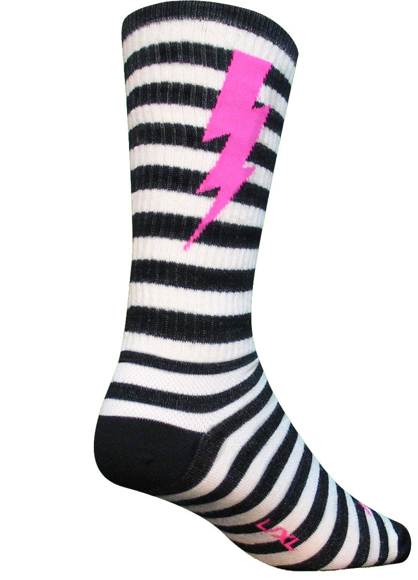 SockGuy Crew 6 Inch Wool Socks - Lightning